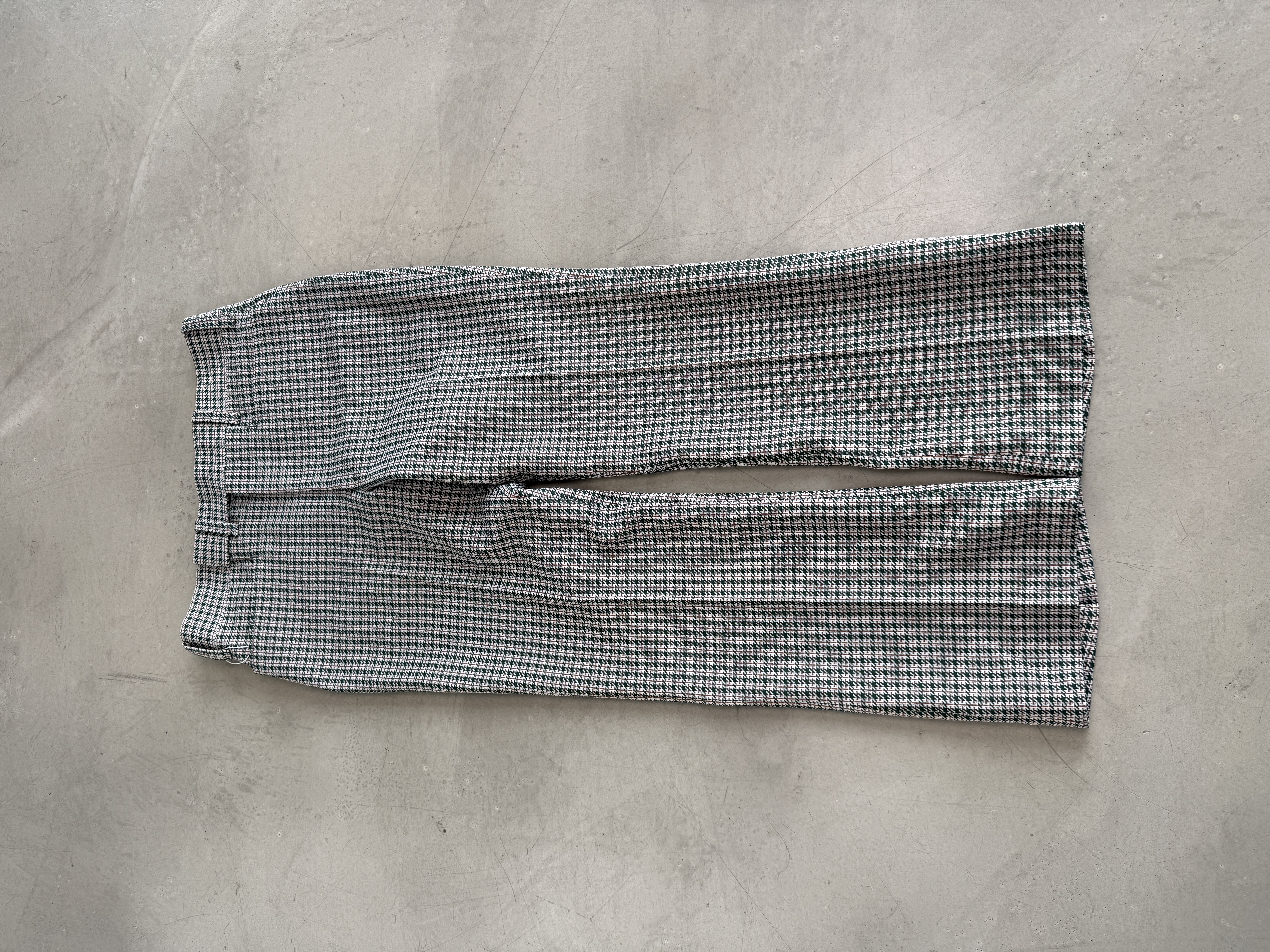 Vintage 1960s-70s USA 'Completely' Fair Isle Knit Trousers with Talon Zipper