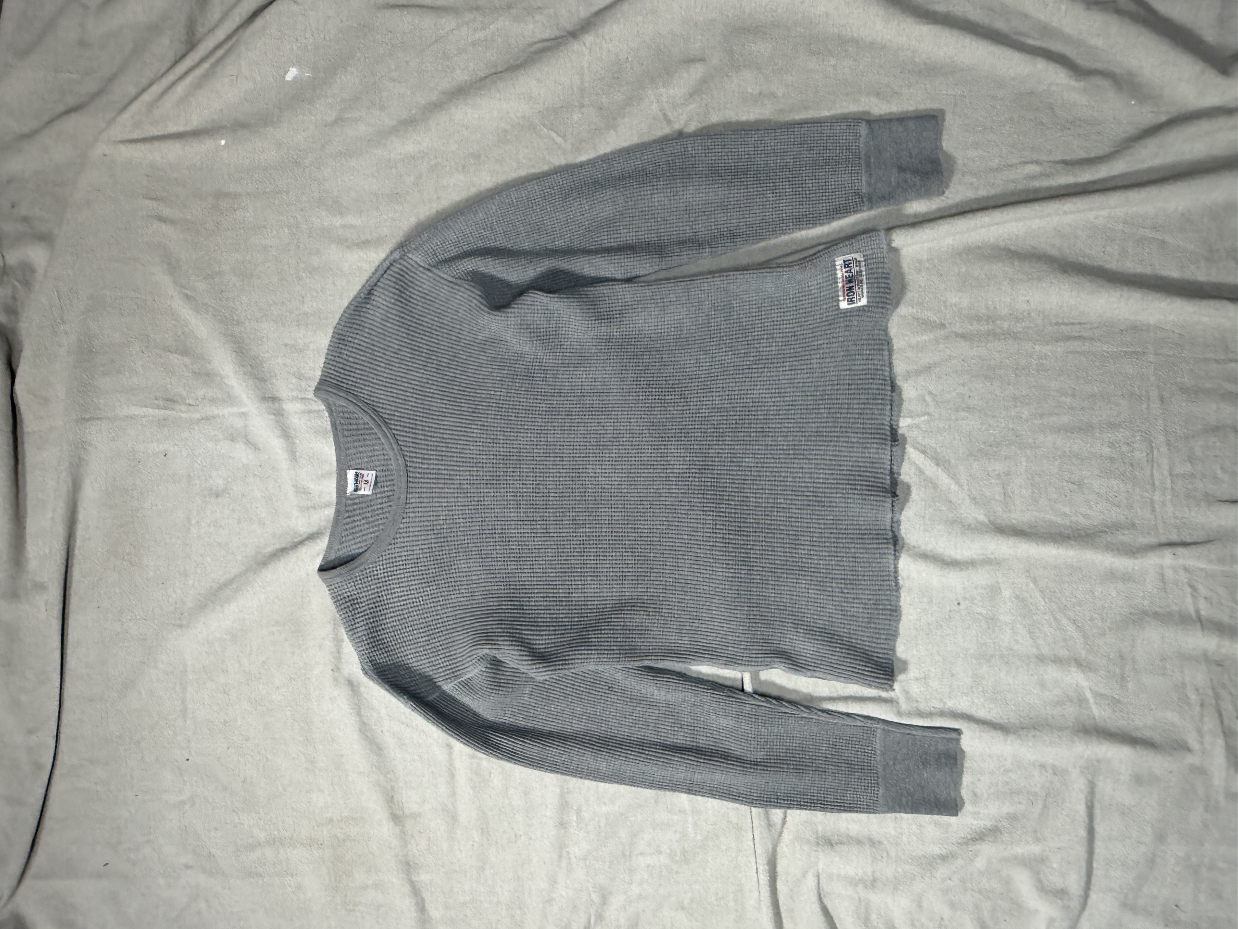 Iron Heart Waffle Knit Thermal Longsleeve