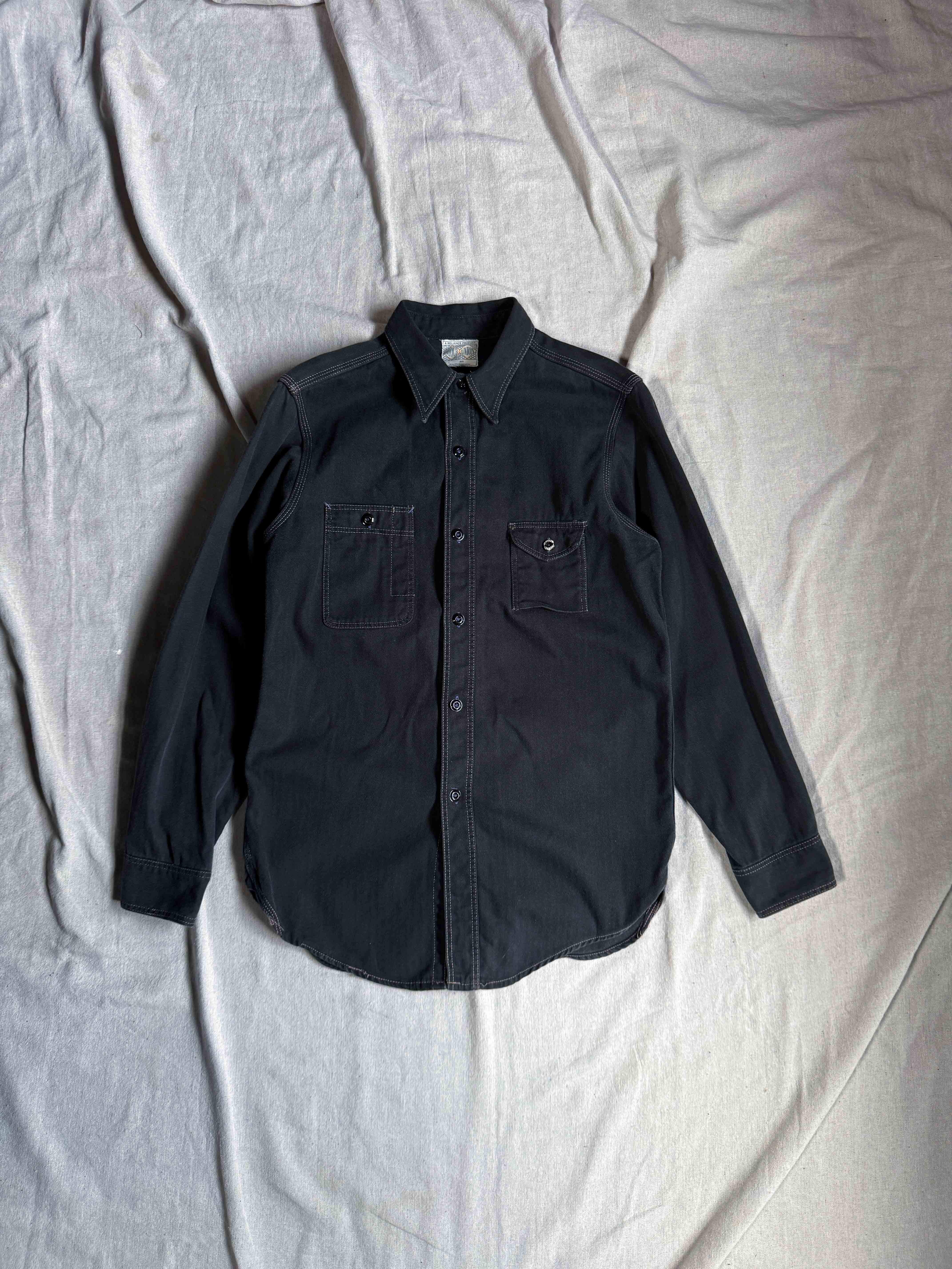 The Real Mccoys 8 Hour Union Herringbone Work Shirt