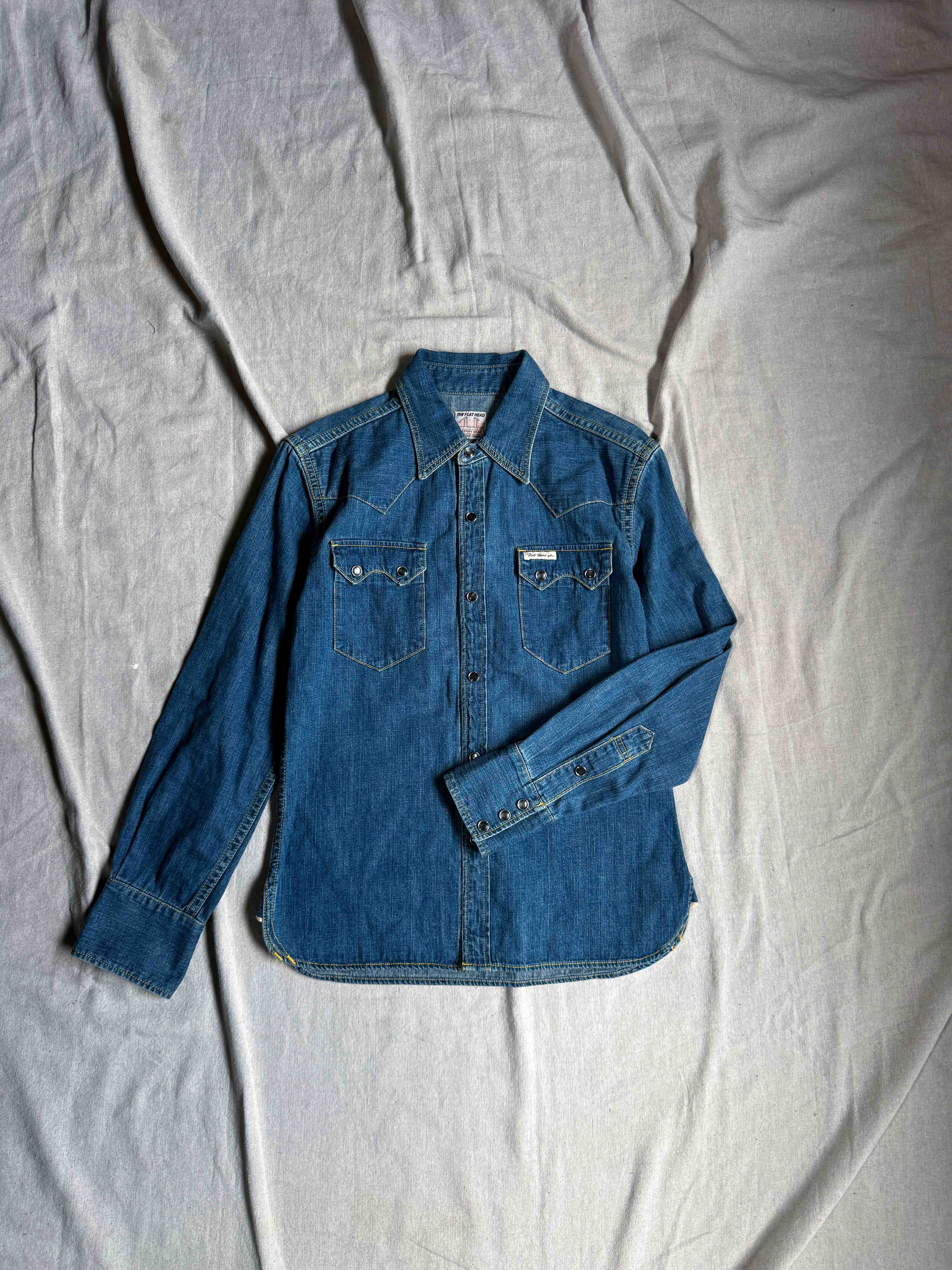 The Flat Head Western Style Denim Shirt