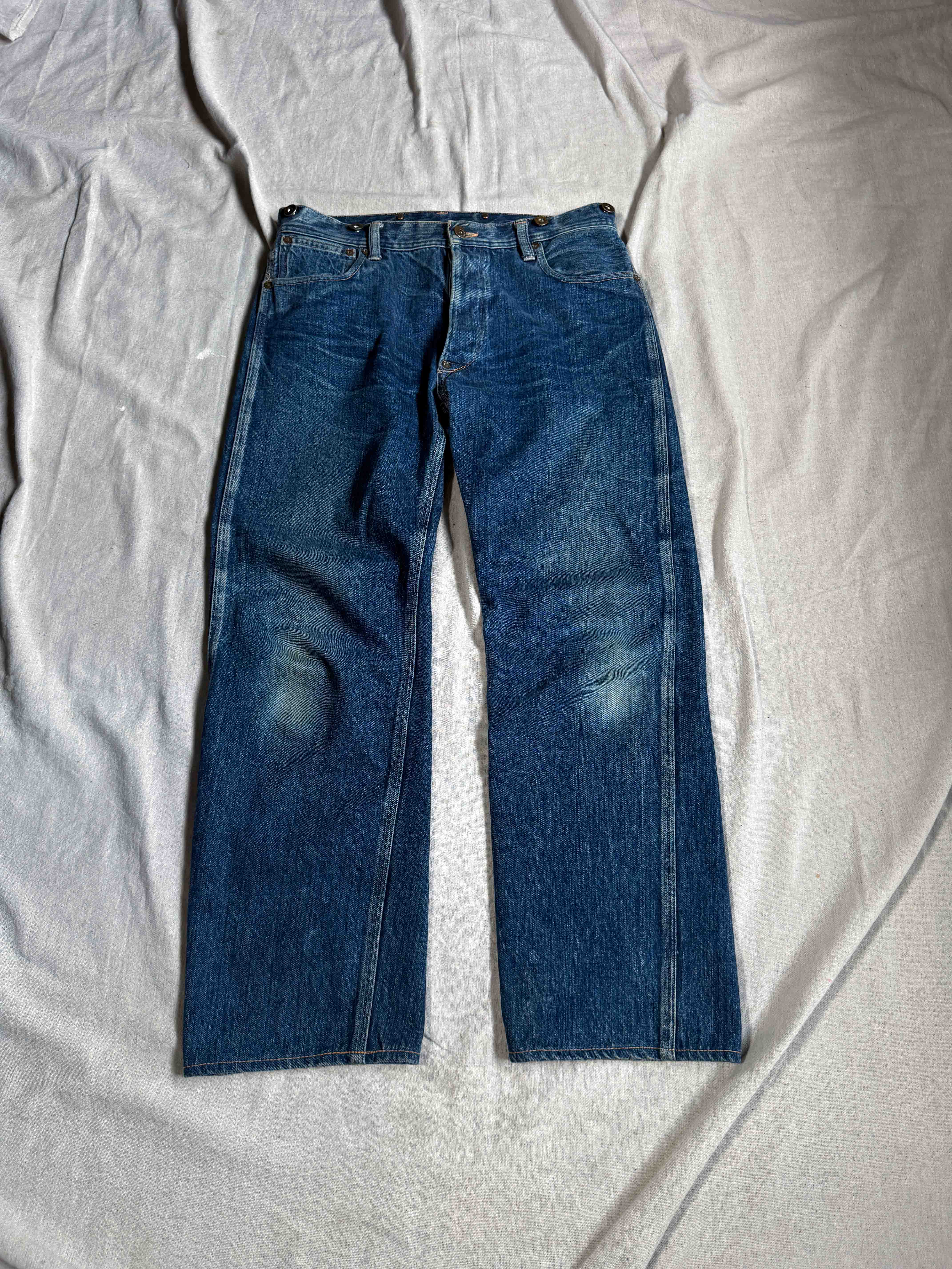 Warehouse & Co Blue Gray Work Jeans alt view