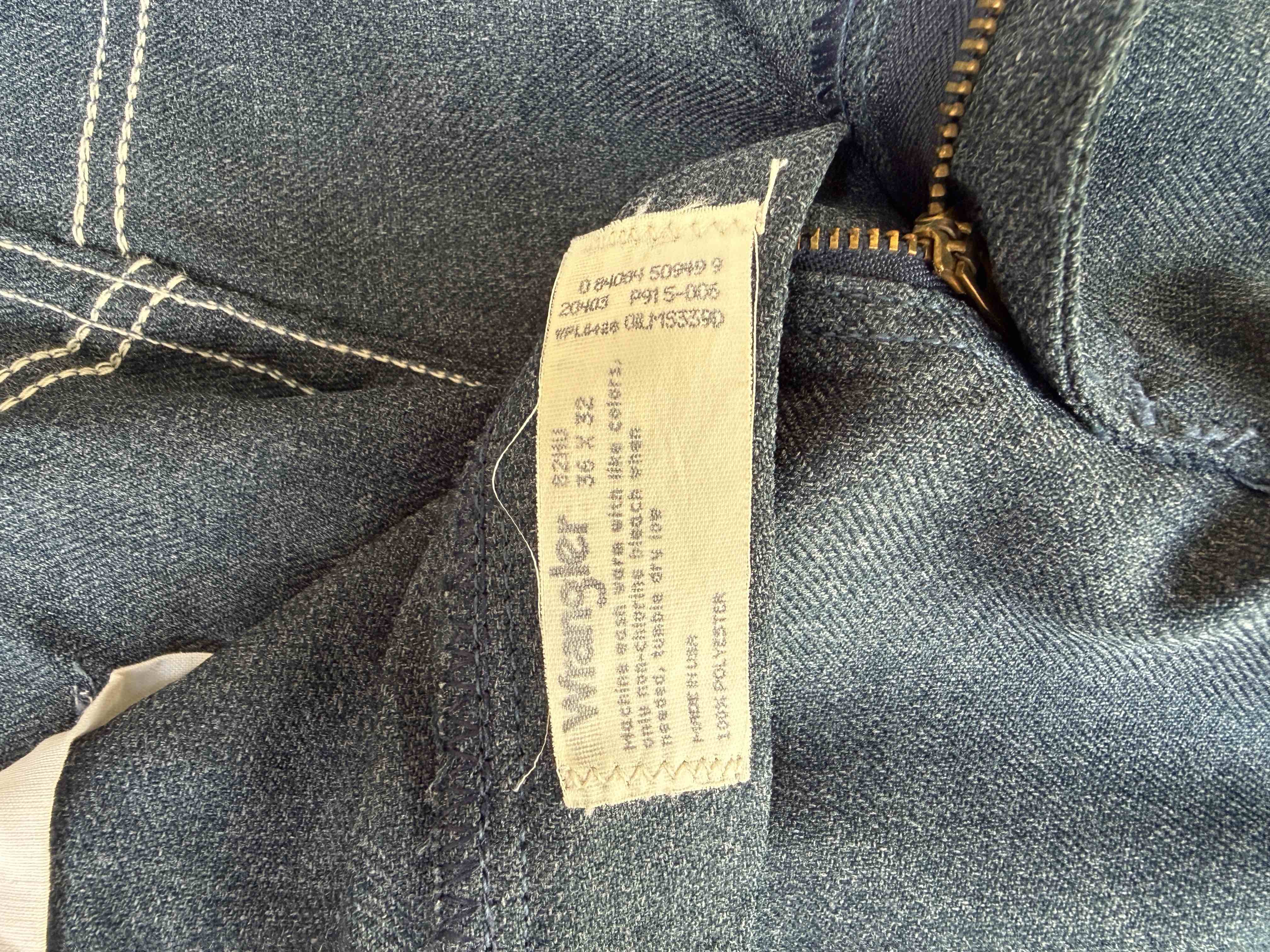 Vintage 70s Wrangler Wrancher Polyester Denim Pants Made in USA alt view